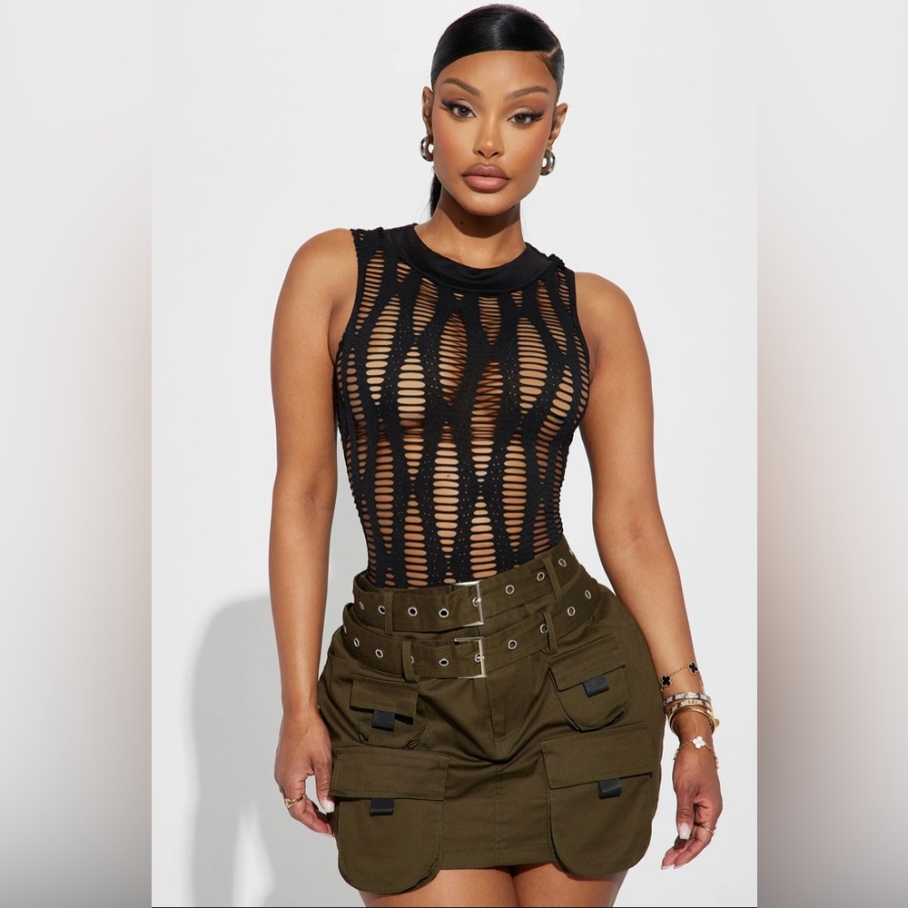 Fishnet bodysuit— brand new with tags